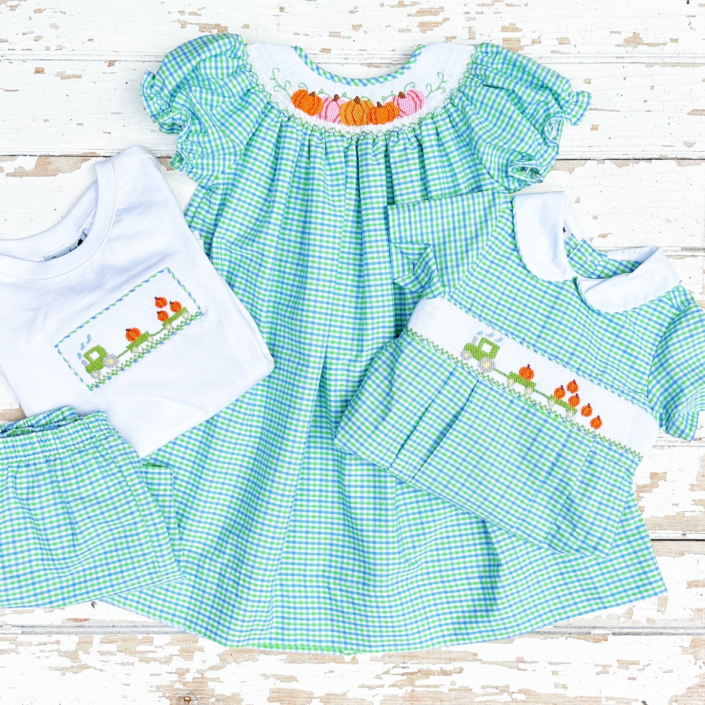 Smocked Pumpkin Bishop Pre-Order