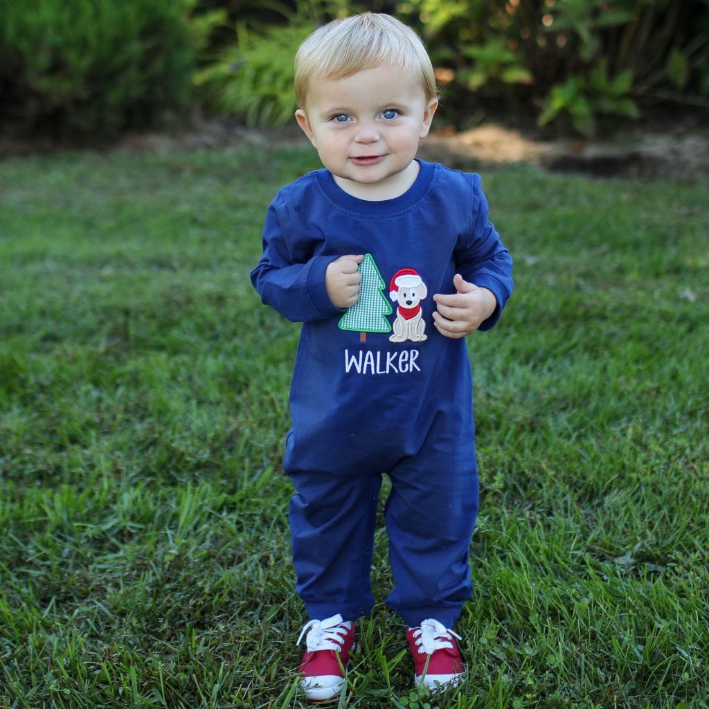 Ready for Santa Knit Romper 9M Ready for Santa Knit Romper 9M