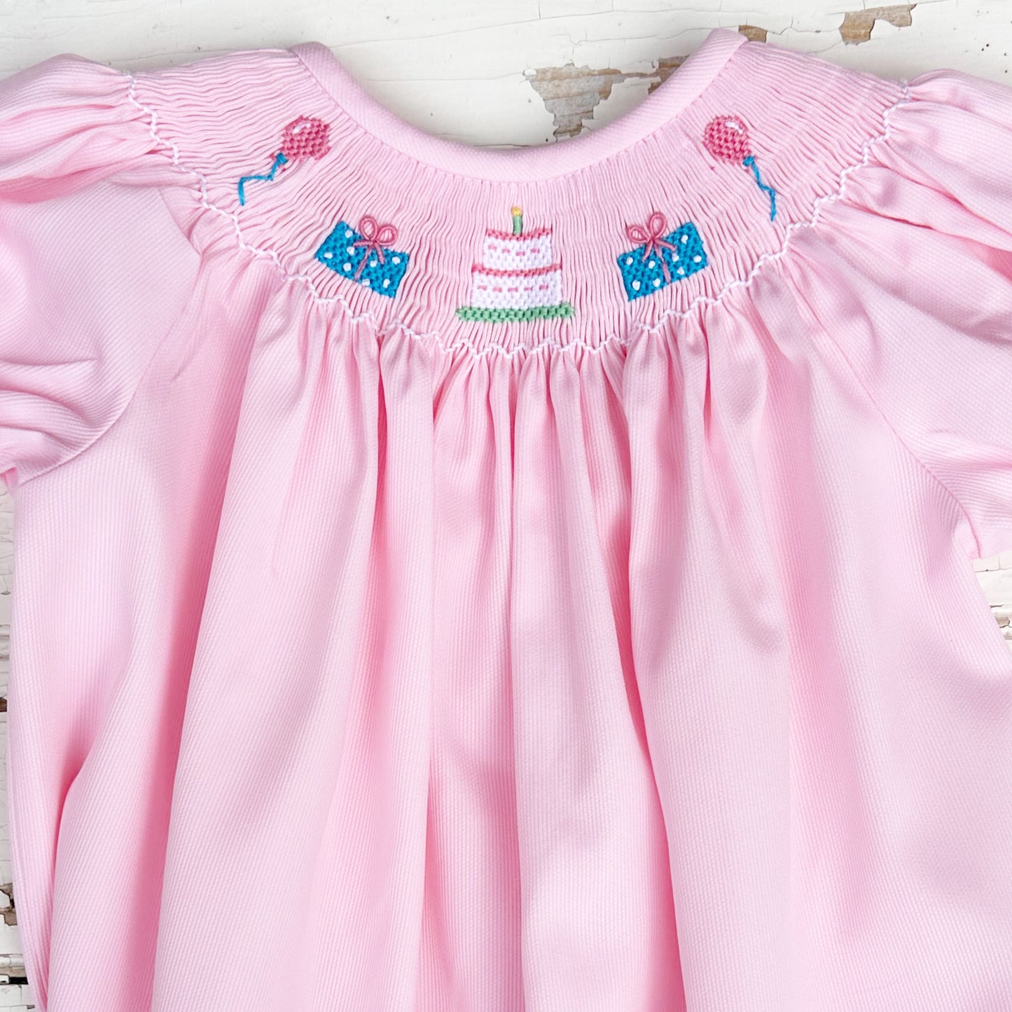 Smocked Birthday Bubble