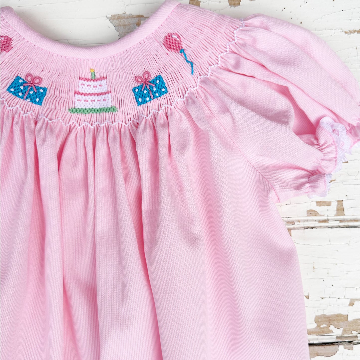 Smocked Birthday Bubble