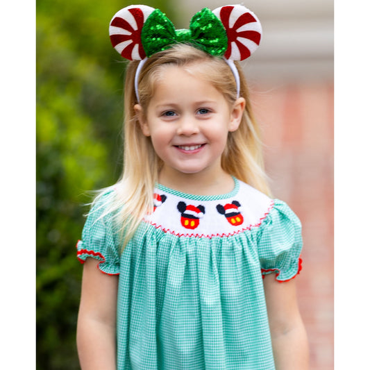 Smocked Disney Christmas Dress