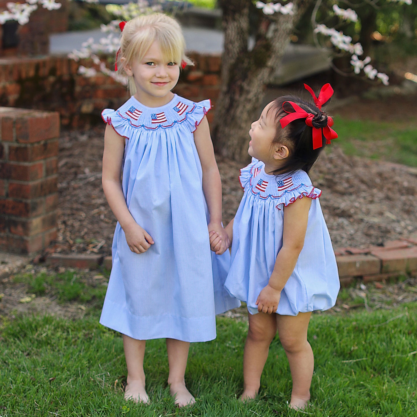 Smocked Flag and Star Bishop