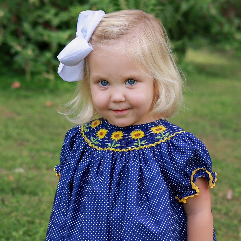 Smocked Sunflower Bubble