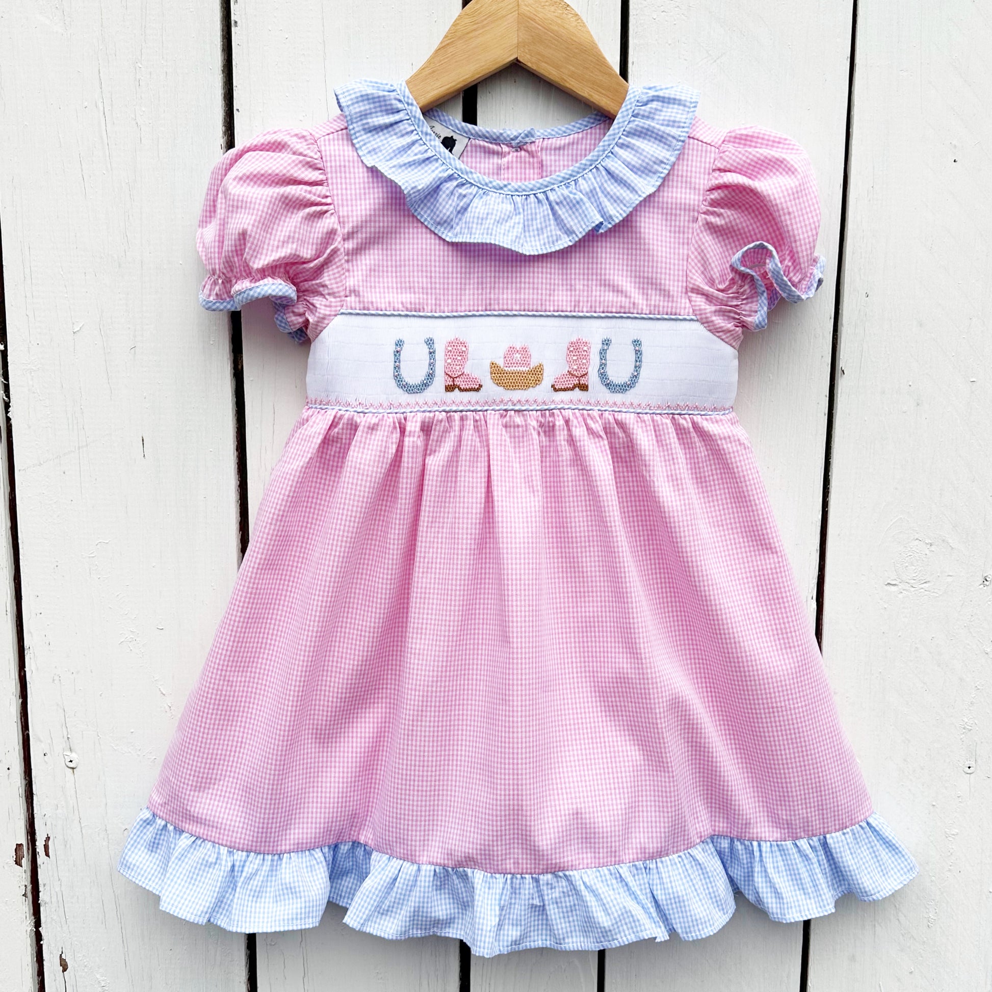 Smocked Cowgirl Dress 2T Smocked Cowgirl Dress 2T