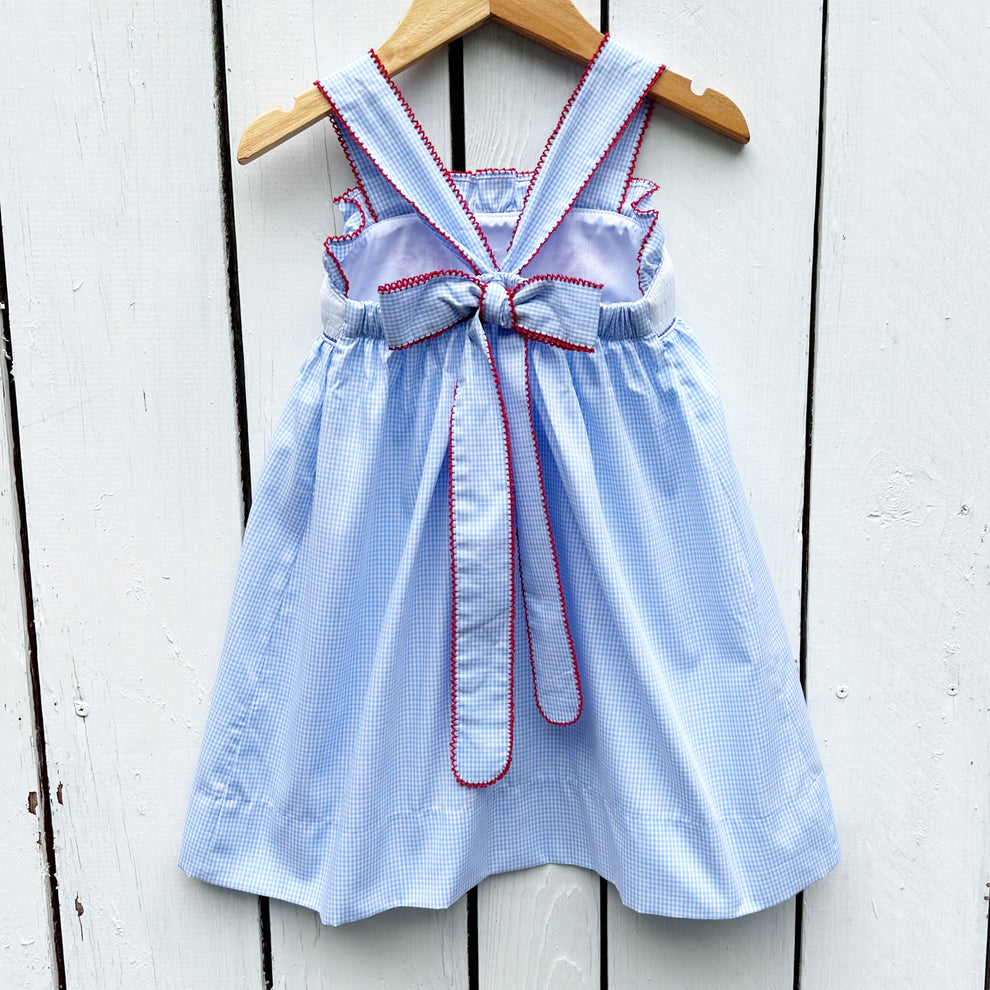 Smocked American Flag Short Set