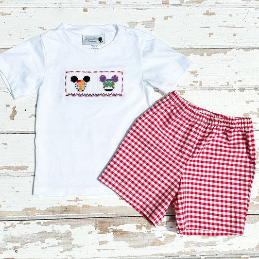 Boys Smocked Toy Story Shirt and Shorts Set