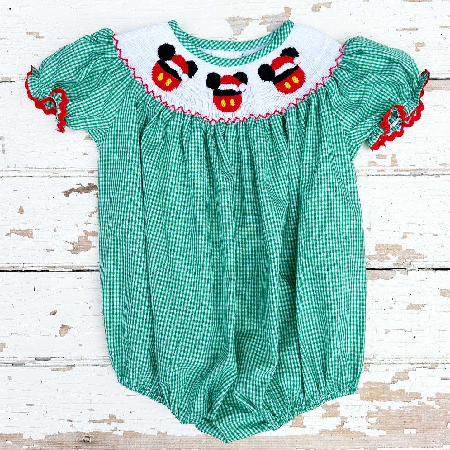 Smocked Christmas Disney Bubble