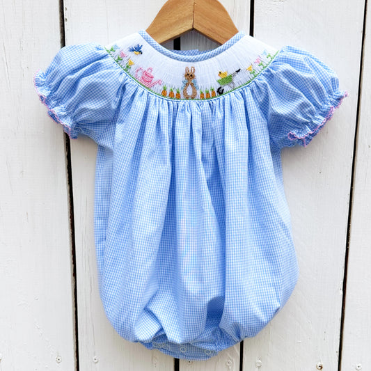 Smocked Peter Rabbit Bubble