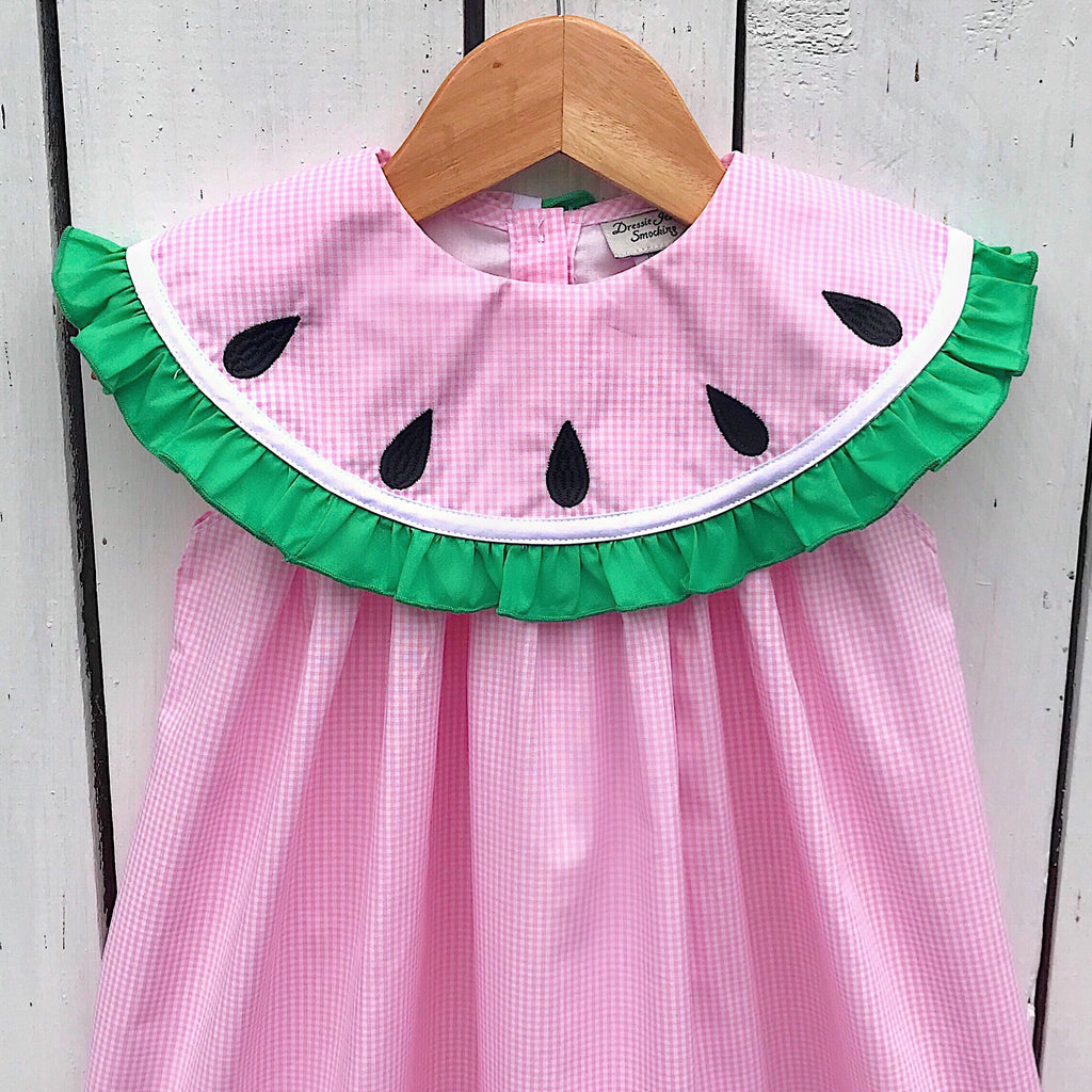 Girls Watermelon Dress Vintage Style Girls Clothing Summer