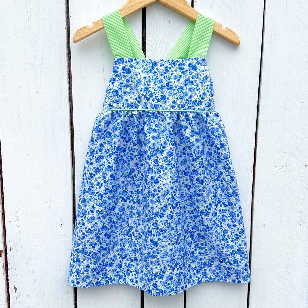 Girls Blue Sundress Sun Dress