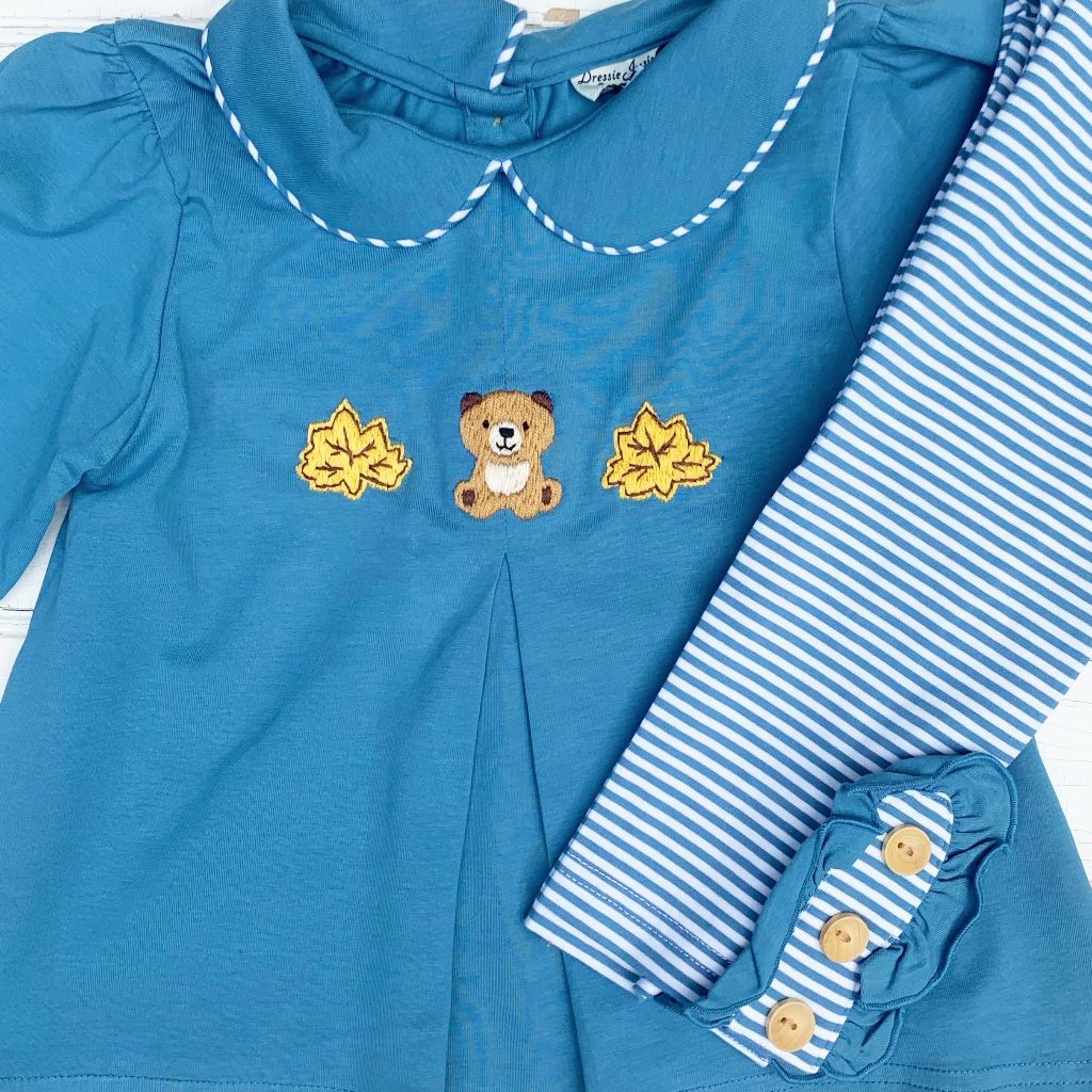 Brown Bear Knit Legging Set