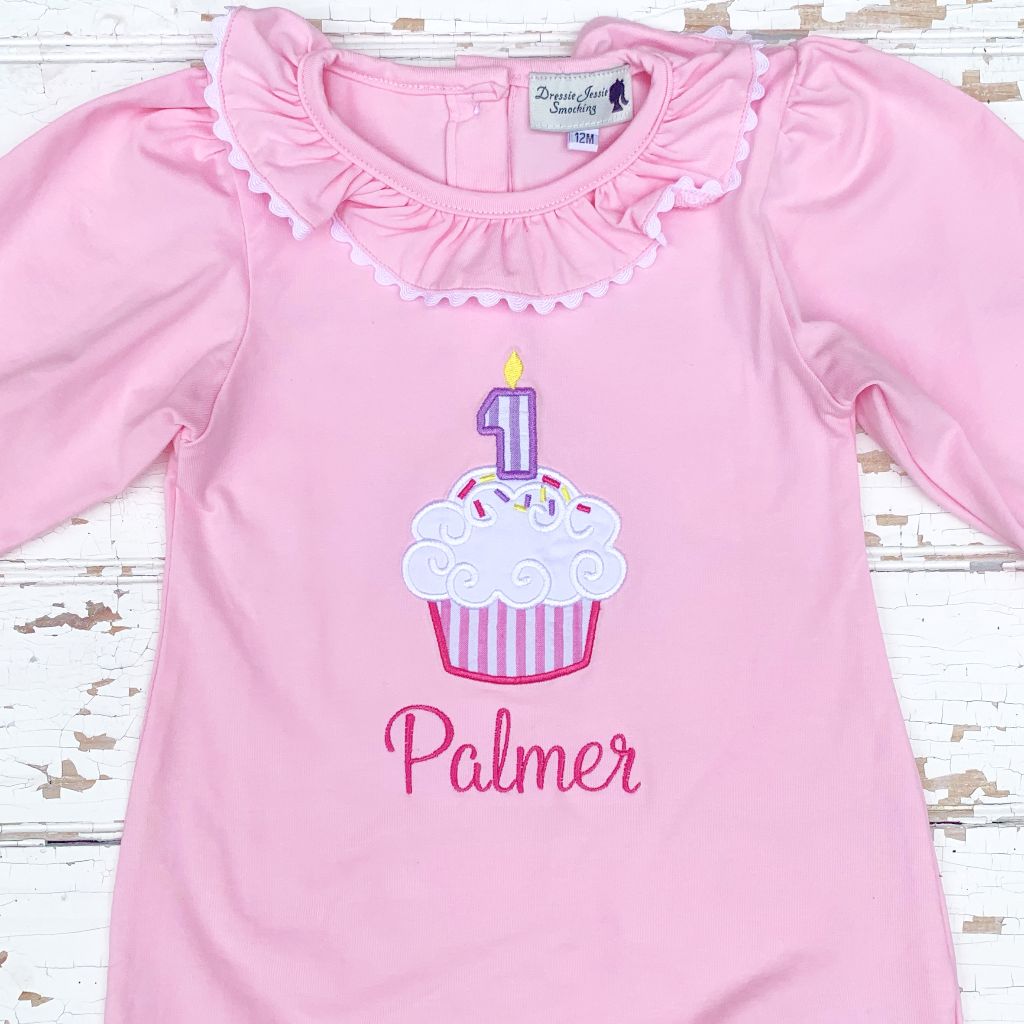Girls Personalized First Birthday Party Outfit