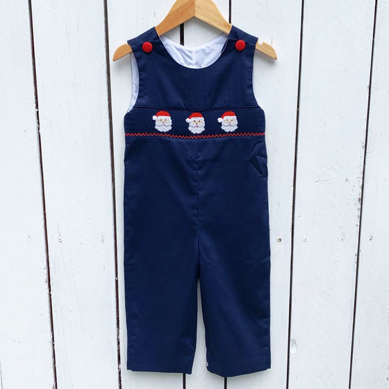 Boys Smocked Christmas Longall Jon Jon