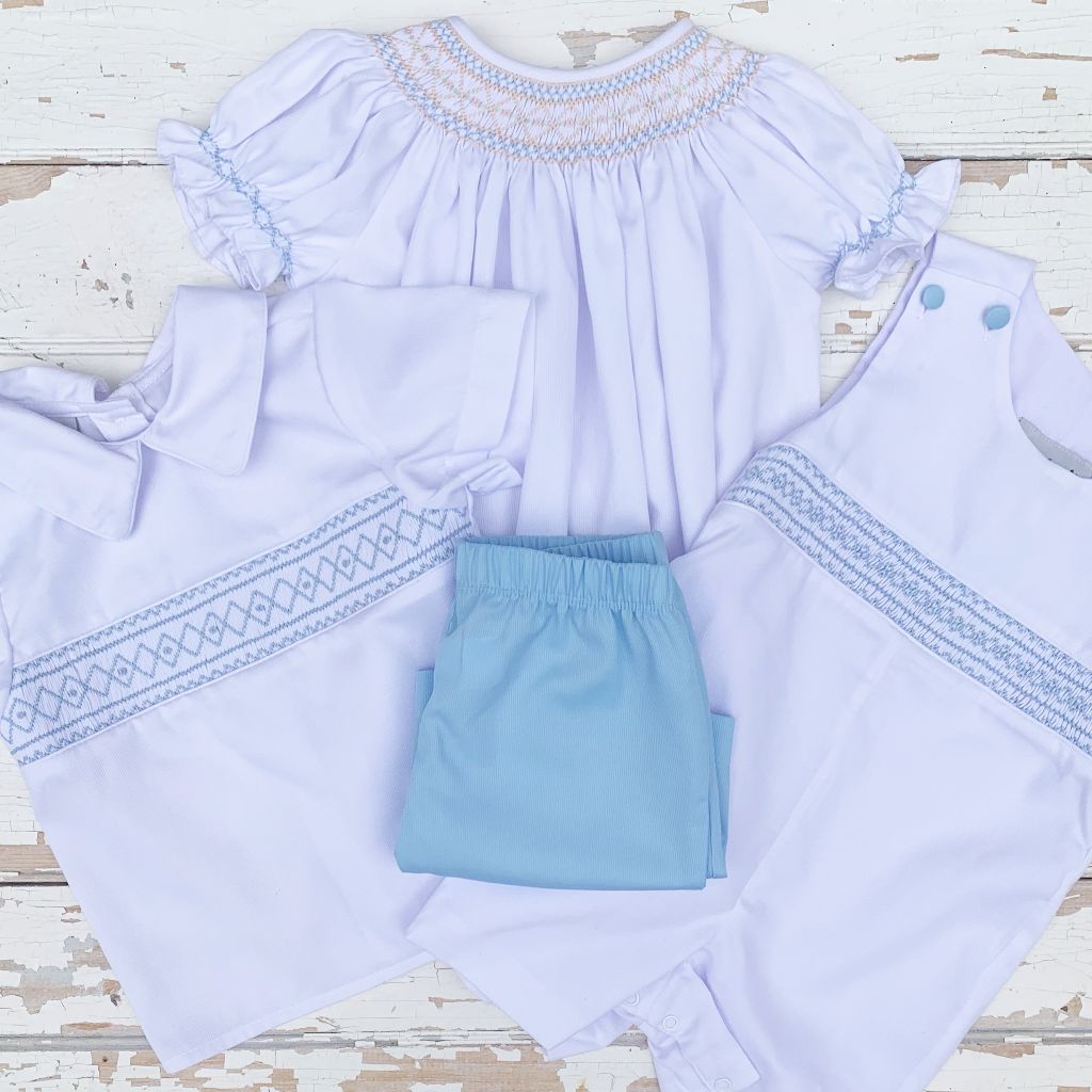 Matching Boy Girl Smocked Heirloom Clothing