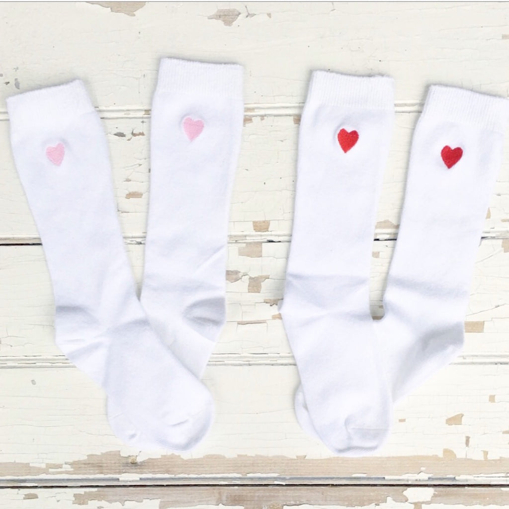 Valentine Heart Knee Socks
