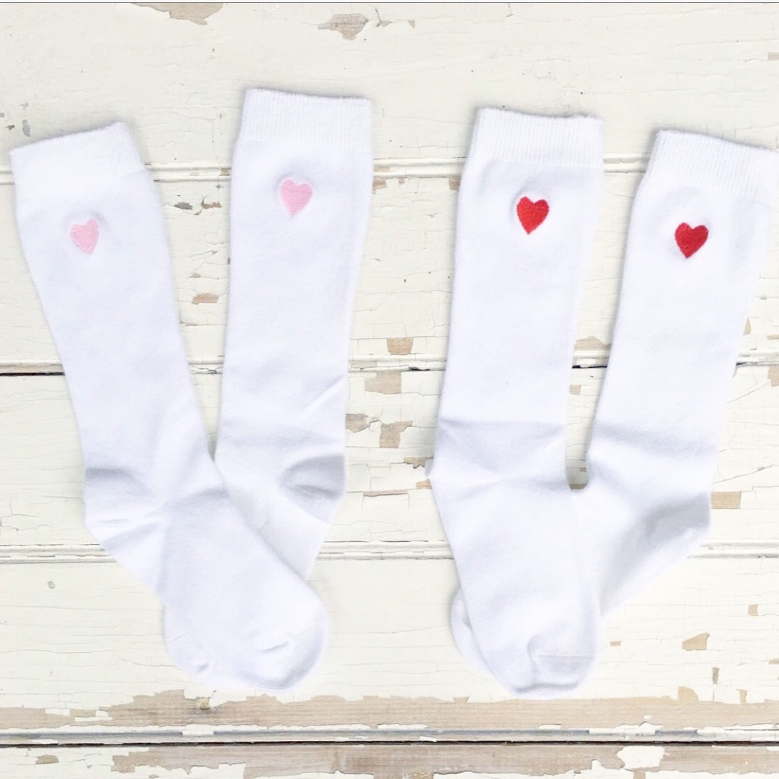 Valentine Heart Knee Socks