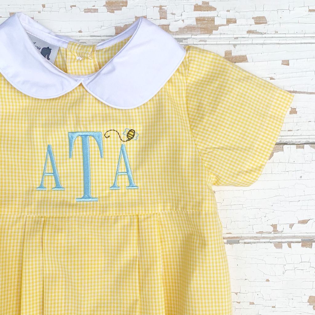 Yellow Gingham Bubble