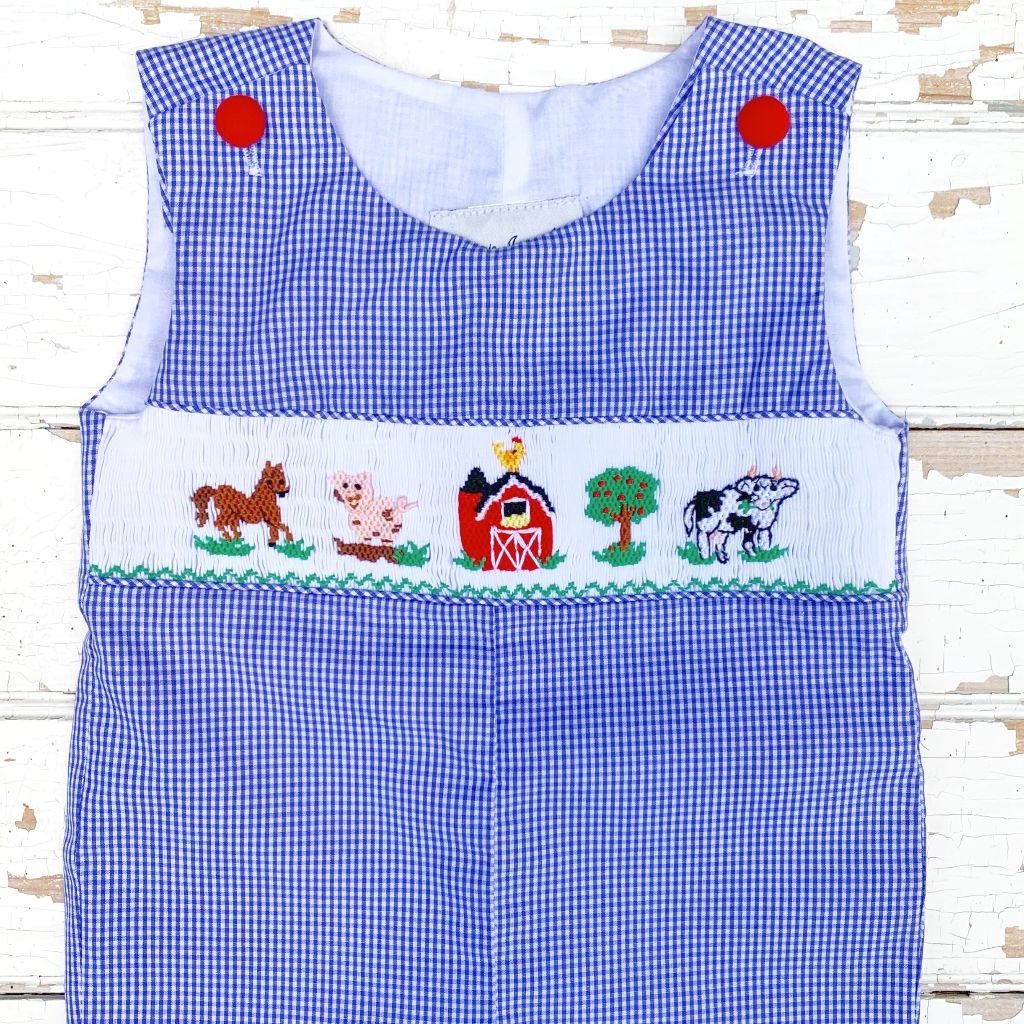 Hand Smocked Clothing for Boys