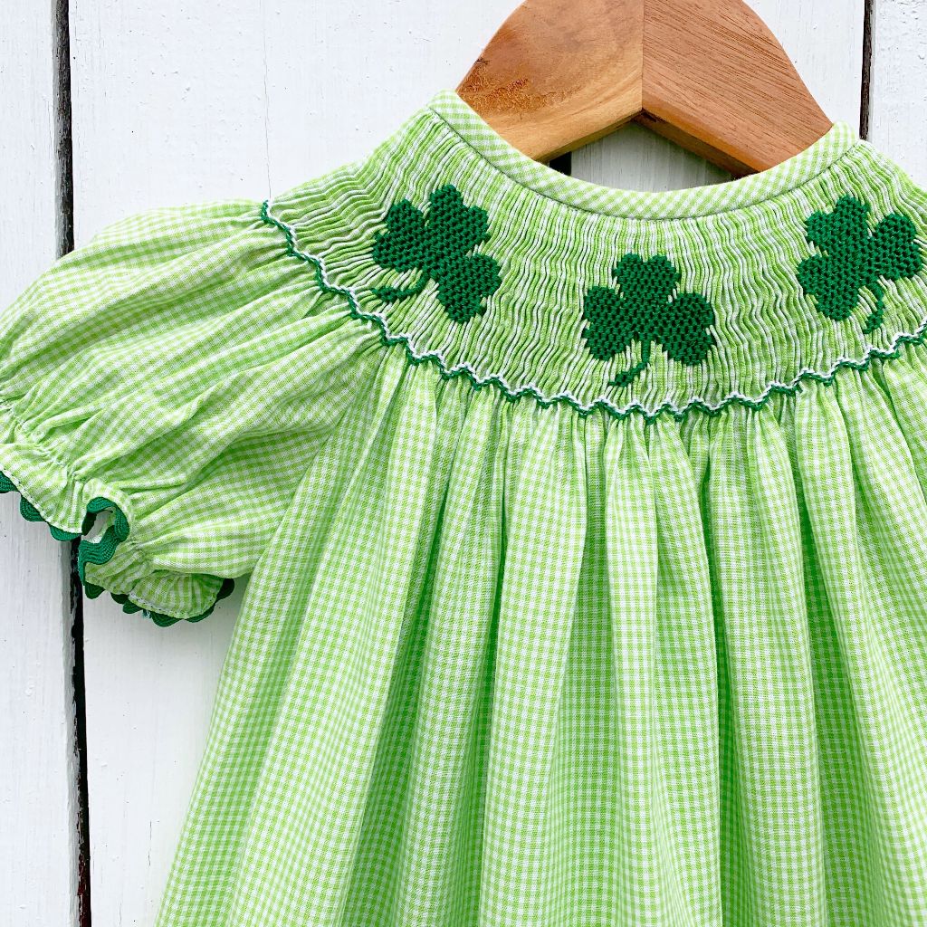 Girls St. Patrick's Day Smocked Clothing