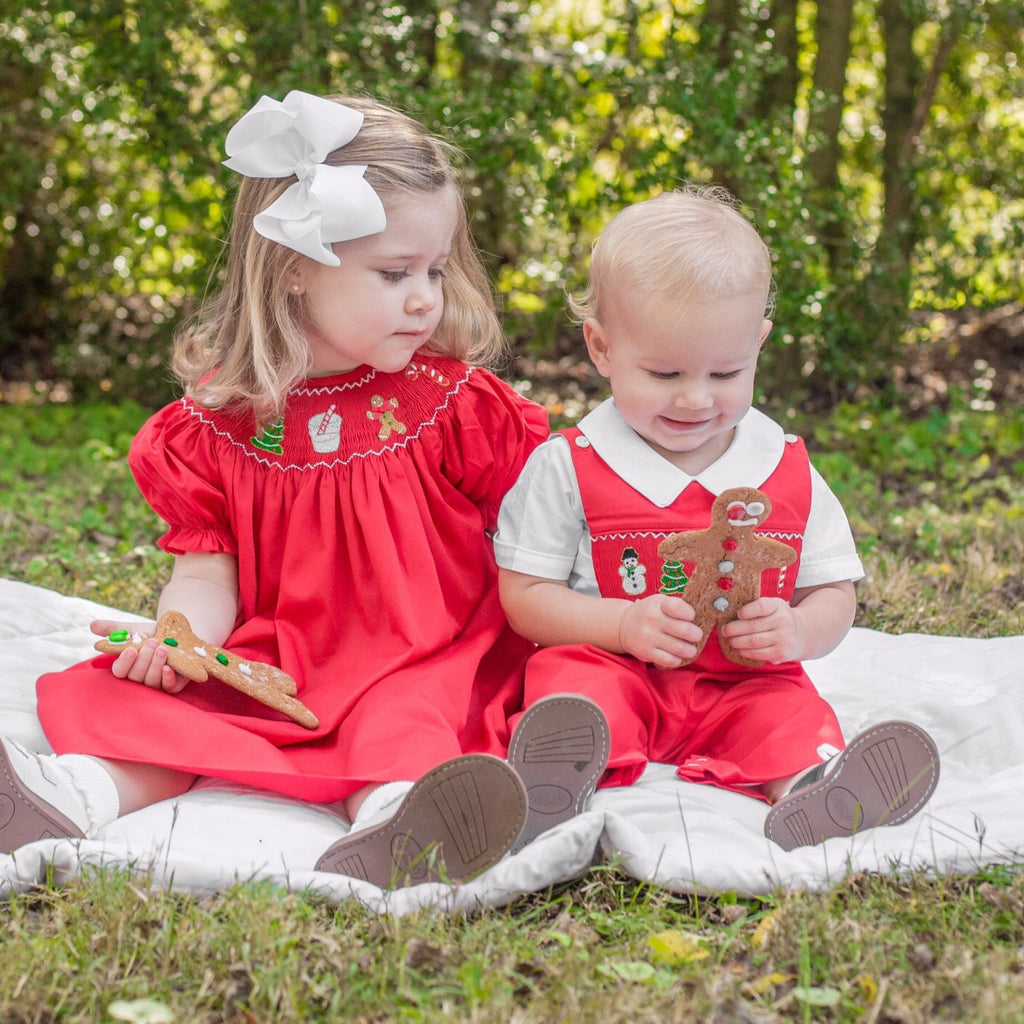 Smocked Milk and Cookies Dressie Jessie Smocking