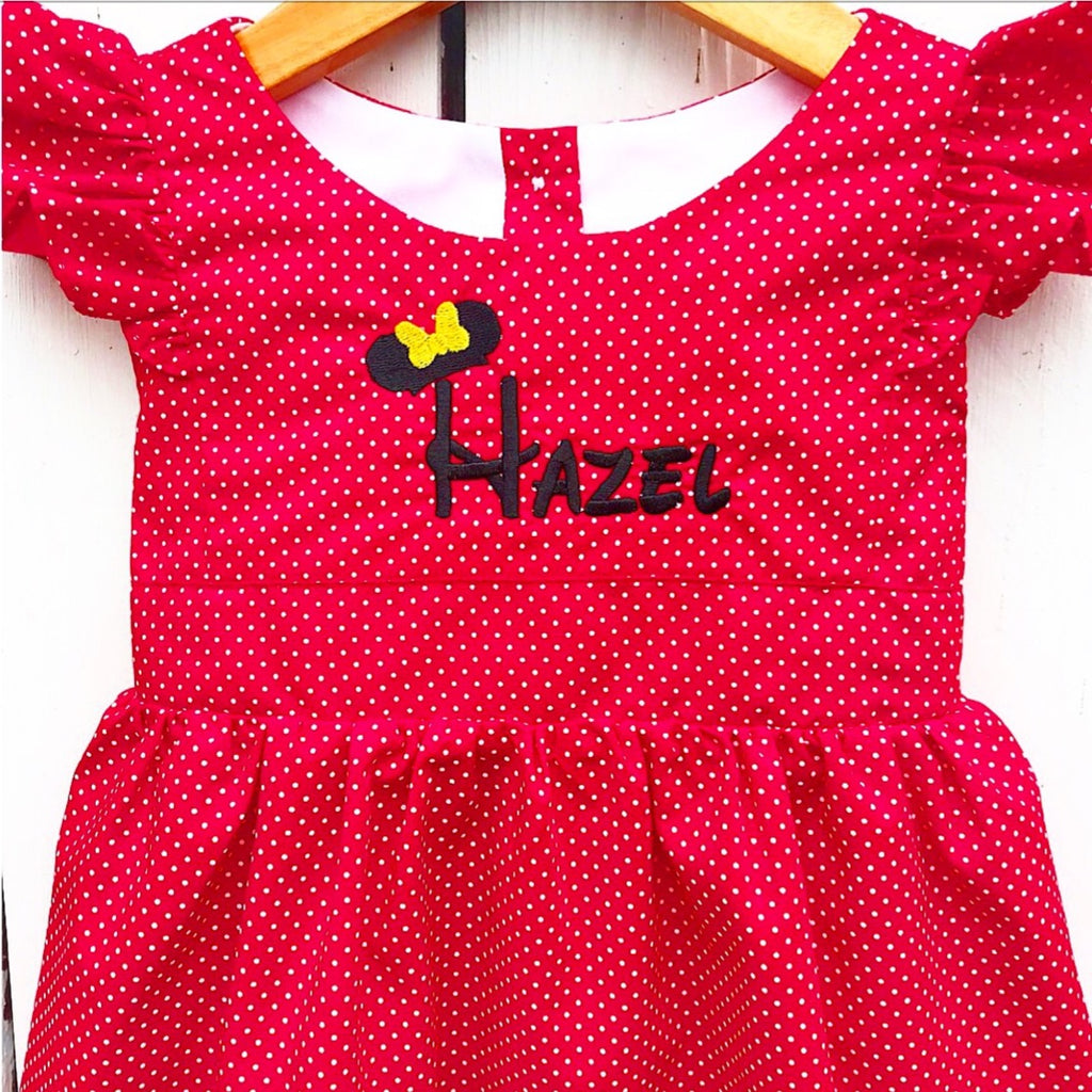 Personalized Mouse Ears Dress