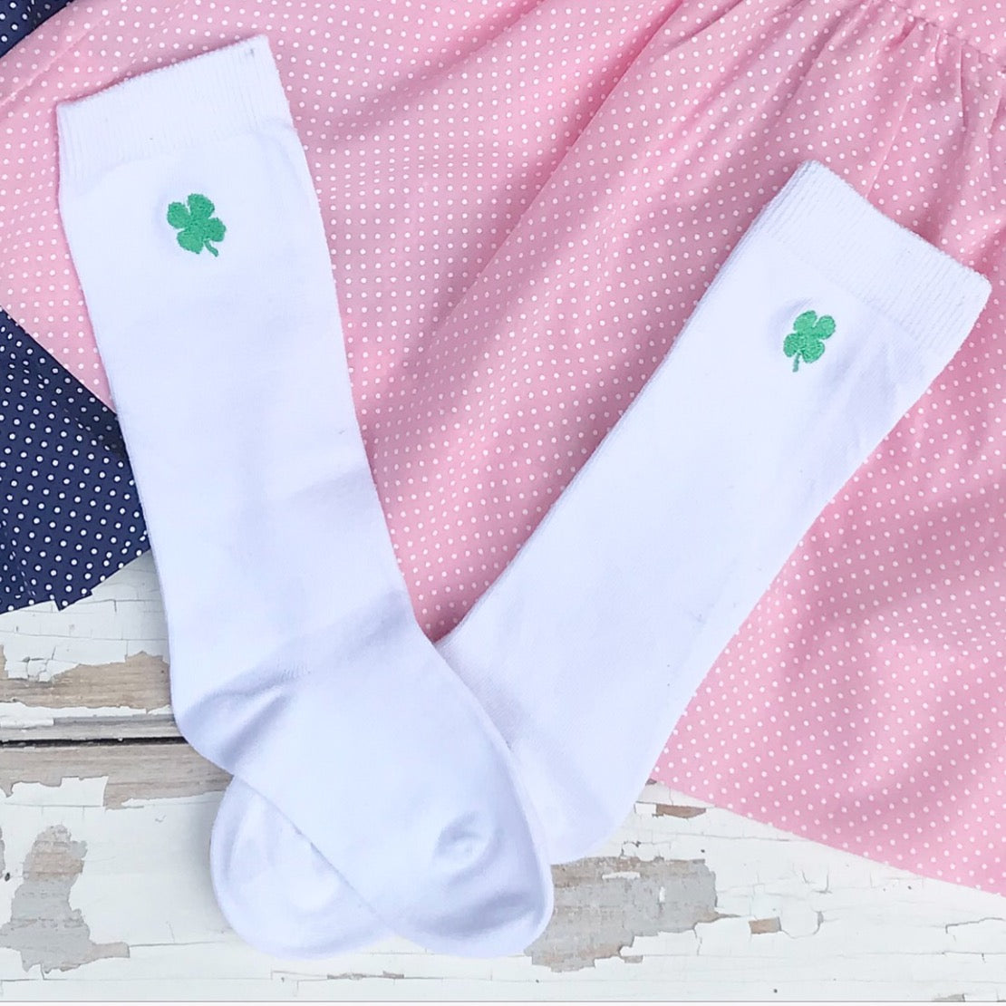 Shamrock Knee Socks