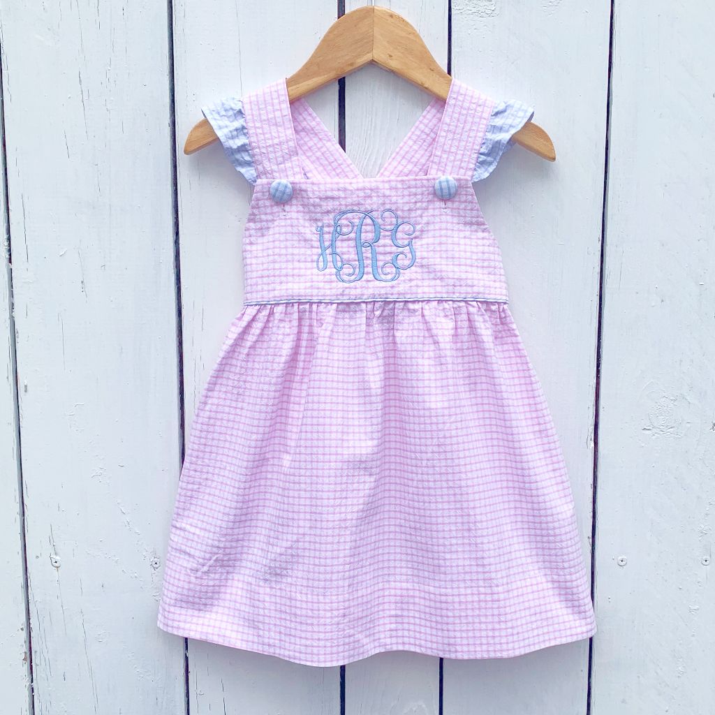 Pink Seersucker Dress 6 Pink Seersucker Dress 6