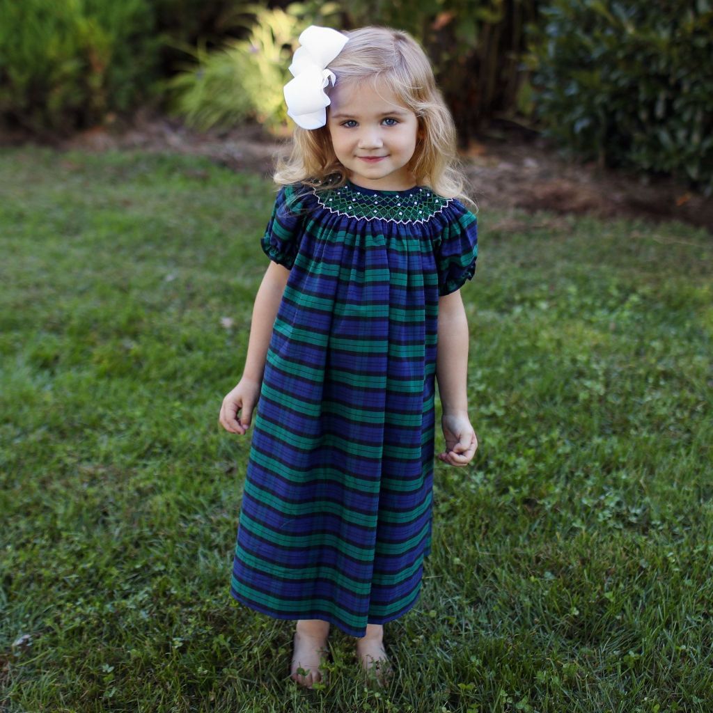 Lexington Plaid Smocked Bishop 6 Lexington Plaid Smocked Bishop 6