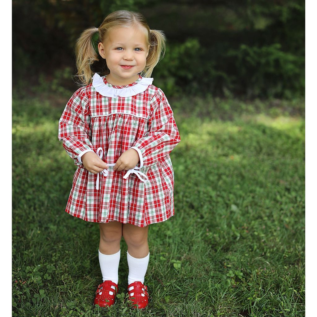 Holly Jolly Plaid Bloomer Set