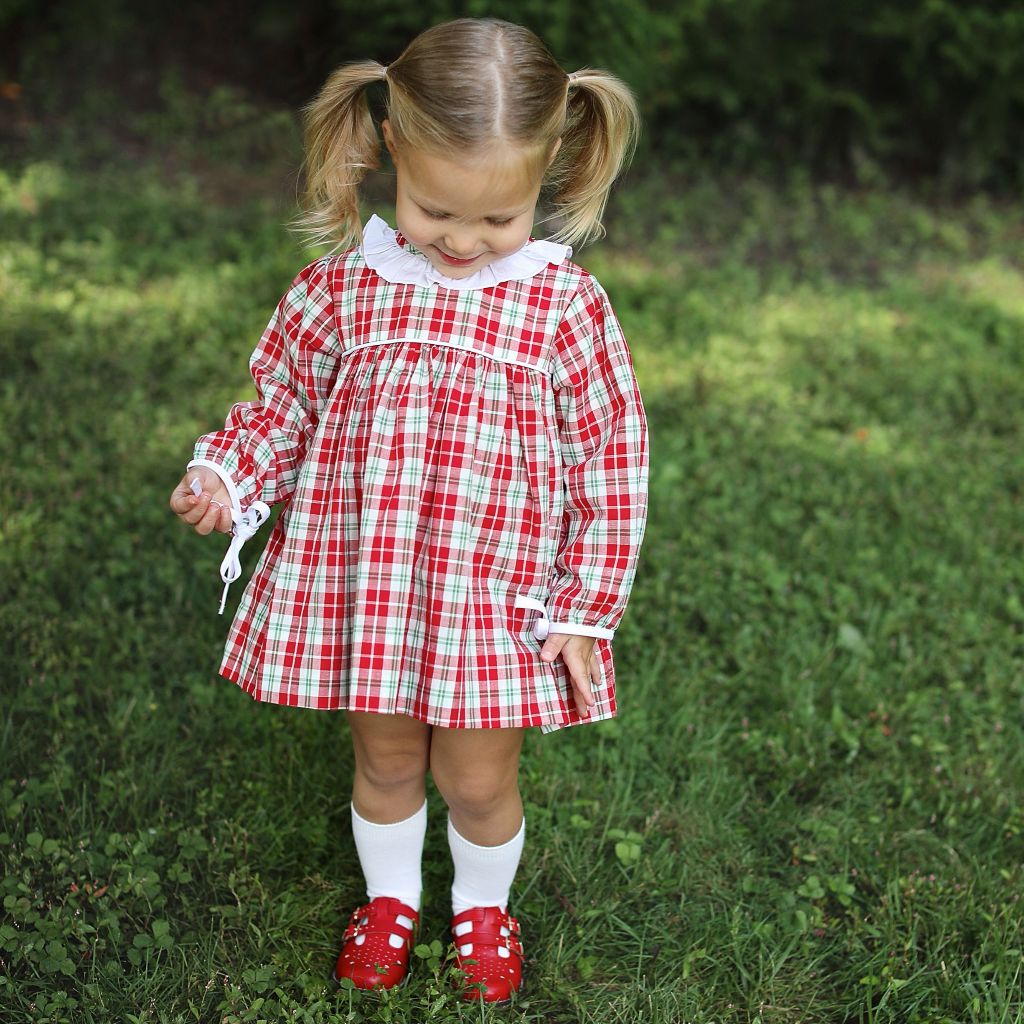 Holly Jolly Plaid Bloomer Set