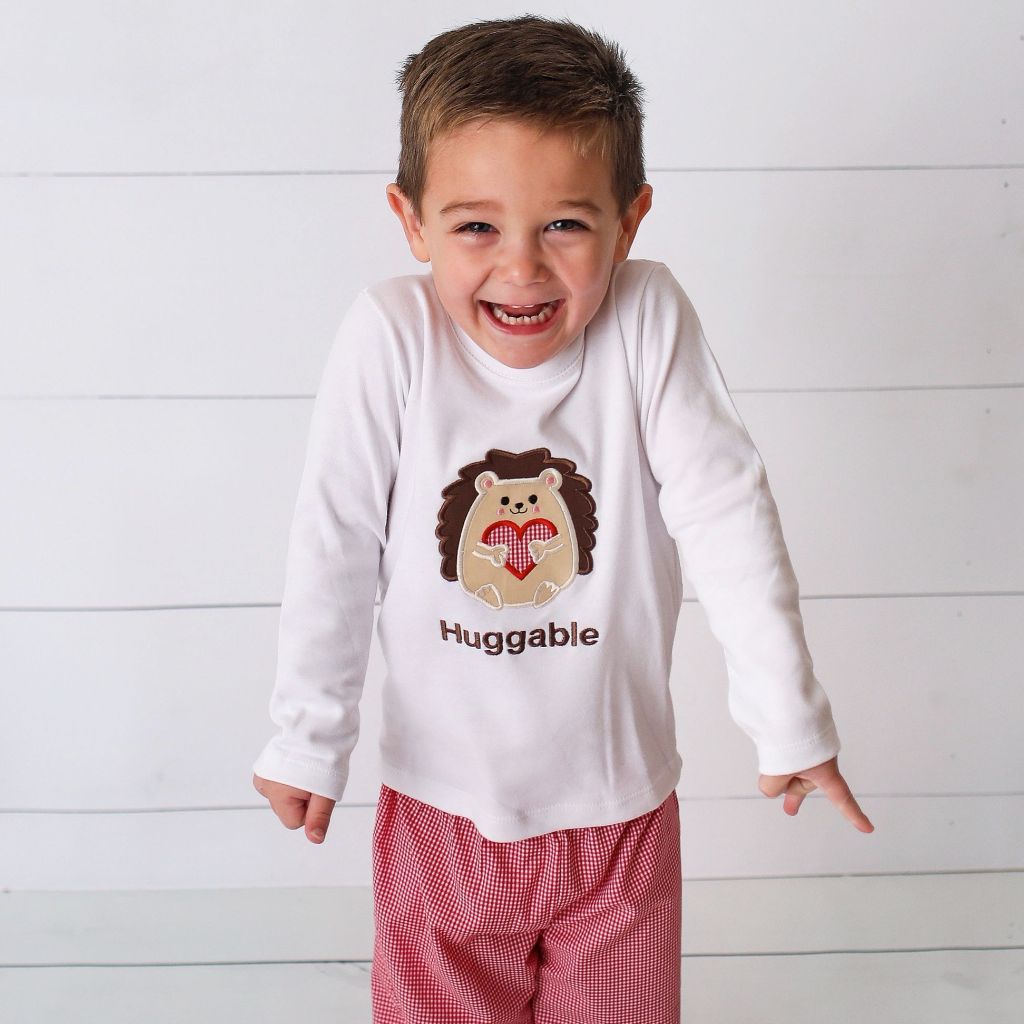 Huggable Hedgehog Valentine Pant Set