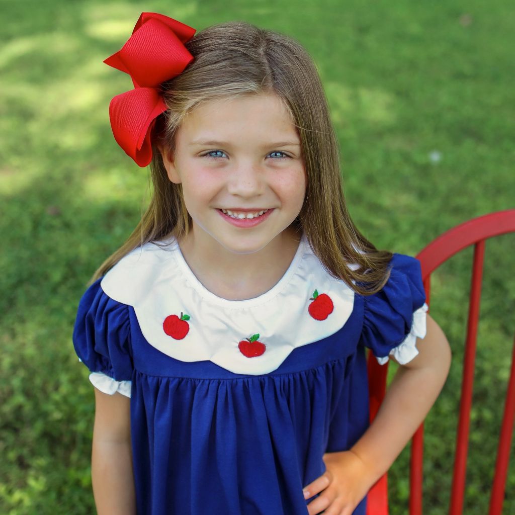 Embroidered Apple Knit Dress 2T Embroidered Apple Knit Dress 2T