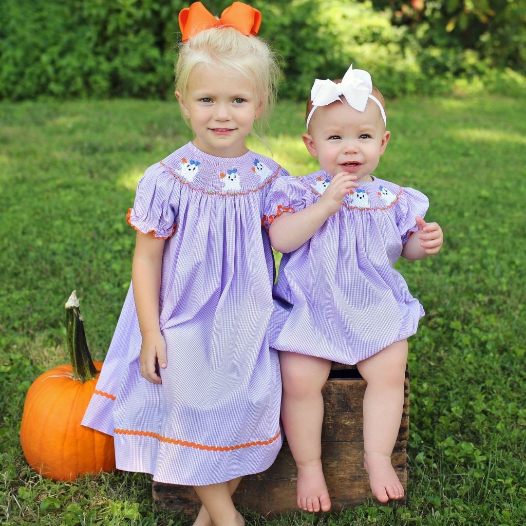 Matching Smocked Halloween Clothing