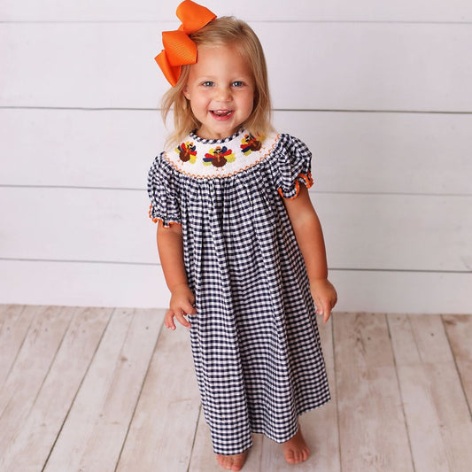 Smocked Thanksgiving Clothing for Girls and Boys Dressie Jessie Smocking Smocked Thanksgiving Clothing for Girls and Boys Dressie Jessie Smocking